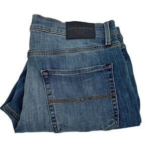 Lucky Brand Jeans Mens 38x30 (38x29 ACTUAL) 223 Straight Blue Denim